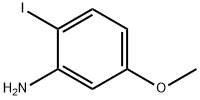 2-碘-5-甲氧基苯胺 结构式