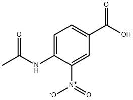 4-乙酰胺基-3-硝基苯甲酸 结构式
