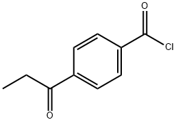 Benzoyl chloride, 4-(1-oxopropyl)- (9CI) 结构式