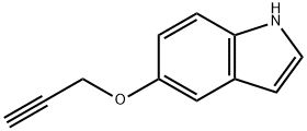 5-(prop-2-ynynloxy)indole 结构式