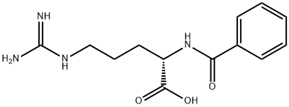 N-ALPHA-苄酰-L-精氨酸 结构式