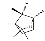 [1R,4S,7R,(+)]-1,3,3,7-Tetramethyl-2-oxabicyclo[2.2.1]heptane 结构式