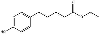 5-(4-羟基苯基)戊酸乙酯 结构式