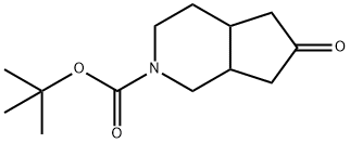 6-氧代八氢-2H-环戊烷并[C]吡啶-2-甲酸叔丁酯 结构式