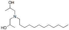 1,1'-(十二烷基亚氨基)二丙-2-醇 结构式