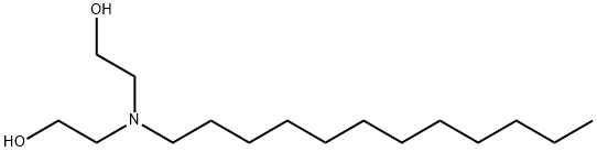 N-十二烷基乙醇胺 结构式