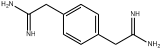 2-(4-CARBAMIMIDOYLMETHYL-PHENYL)-ACETAMIDINE 结构式