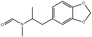 N-formyl-N-methyl-3,4-methylenedioxyamphetamine 结构式
