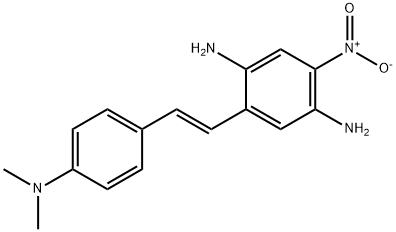 2,5-二氨基-4-硝基-4'-二甲氨基二苯乙烯 结构式