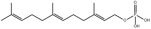 Farnesyl monophosphate 结构式