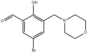 5-Bromo-2-hydroxy-3-(morpholinomethyl)benzaldehyde