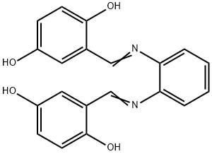 N,N-双(2,5-二羟基苯亚甲基)-1,2-苯二胺 结构式