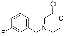 N,N-Bis(2-chloroethyl)-m-fluorobenzylamine 结构式