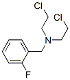 N,N-Bis(2-chloroethyl)-o-fluorobenzylamine 结构式