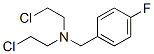 N,N-Bis(2-chloroethyl)-p-fluorobenzylamine 结构式