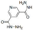 3,5-吡啶二甲酸二酰肼(9CI)) 结构式