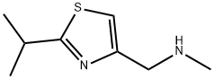 2-异丙基-4-(甲基氨基甲基)噻唑 结构式