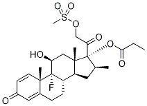 丙酸氯倍他索EP杂质I 结构式