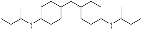 4,4'-亚甲基二(N-仲-丁基环己胺) 结构式