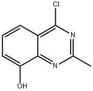 4-CHLORO-2-METHYL-8-QUINAZOLINOL 结构式