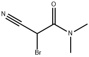2-溴-2-氰基-N,N-二甲基乙酰胺 结构式