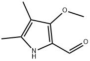 Pyrrole-2-carboxaldehyde, 3-methoxy-4,5-dimethyl- (8CI) 结构式