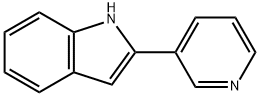 2-PYRIDIN-3-YL-1H-INDOLE 结构式