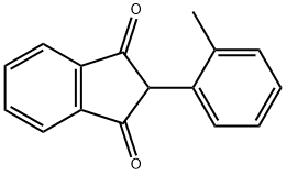 2-(邻苯甲基)-1H-茚-1,3(2H)-二酮 结构式