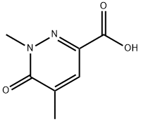 1,5-二甲基-6-氧代-1,6-二氢哒嗪-3-羧酸 结构式