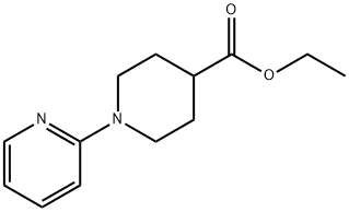 1-(吡啶-2-基)哌啶-4-甲酸乙酯 结构式