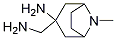 3-aMino-8-Methyl-8-Azabicyclo[3.2.1]octane-3-MethanaMine 结构式