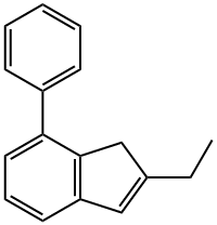 2-乙基-7-苯基-1H-茚 结构式