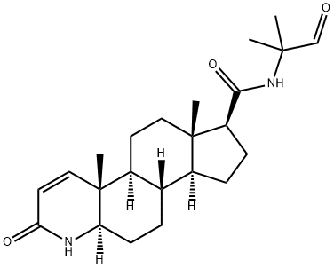 (4aR,4bS,6aS,7S,9aS,9bS,11aR)-N-(1,1-二甲基-2-氧代乙基)-2,4a,4b,5,6,6a,7,8,9,9a,9b,10,11,11a-十四氢-4a,6a-二甲基-2-氧代-1H-茚并[5,4-f]喹啉-7-羧酰胺 结构式