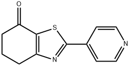 2-(吡啶-4-基)-4,5,6,7-四氢-1,3-苯并噻唑-7-酮 结构式