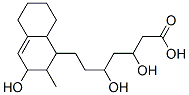 7-(3-hydroxy-2-methyl-1,2,3,5,6,7,8,8a-octahydro-1-naphtalenyl)-3,5-dihydroxyheptanoic acid 结构式