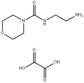 N-(2-氨基乙基)-4-吗啉甲酰胺草酸盐 结构式