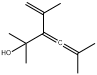 3-(1-Methylethenyl)-2,5-dimethyl-3,4-hexadien-2-ol 结构式