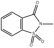 N-甲基糖精 结构式