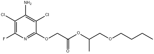 氟草烟-丁氧基丙酯 结构式
