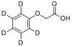 PHENOXY-D5-ACETIC ACID 结构式