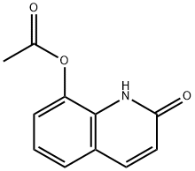 8-乙酰氧基喹诺酮 结构式