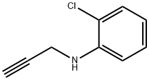 Benzenamine, 2-chloro-N-2-propynyl- (9CI) 结构式