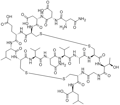 环鸟苷单磷酸 (CGMP) 调节肽 结构式