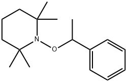 2,2,6,6-TETRAMETHYL-1-(1-PHENYLETHOXY)PIPERIDINE 结构式