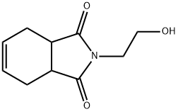 N-(2-羟基乙基)-1,2,3,6-四氢邻苯二甲酰亚胺 结构式