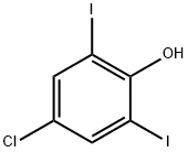 4-氯-2,6-二碘苯酚 结构式