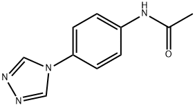 4'-(12,4-三恶唑-4-基)苯乙腈 结构式