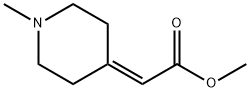 Acetic acid,2-(1-methyl-4-piperidinylidene)-,methyl ester 结构式