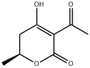 2H-Pyran-2-one, 3-acetyl-5,6-dihydro-4-hydroxy-6-methyl-, (S)- (9CI) 结构式