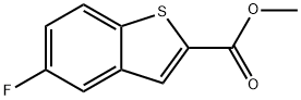 5-氟苯并[B]噻吩-2-甲酸甲酯 结构式